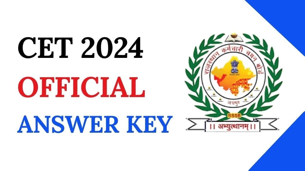 RSMSSB CET Official Answer Key